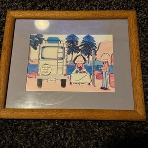 Chuckies Art Print with Cartoon Design circa 1990